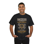 Success Through Consistency Motivational T-Shirt | The Mug Core