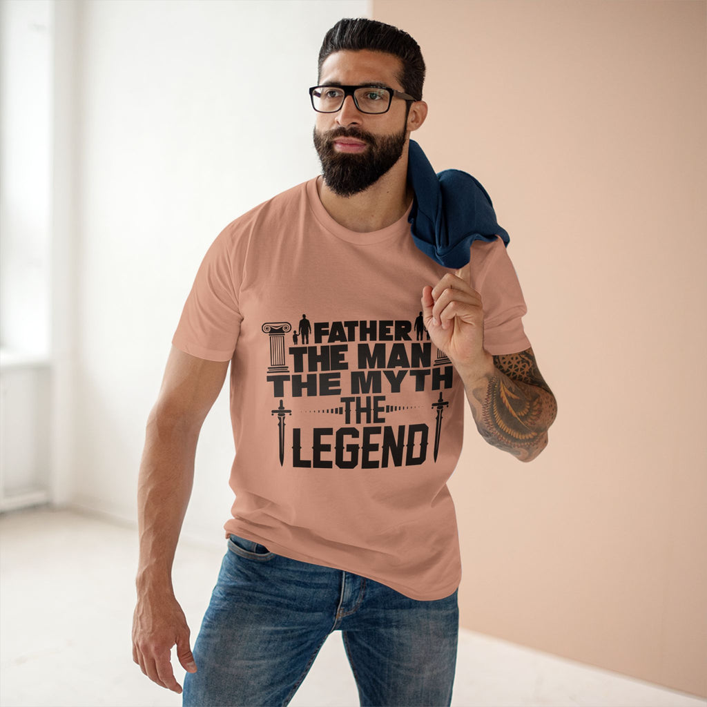 Father - The Man, The Myth, The Legend, T-Shirt, Dad Gift, Father's Day Present, Inspirational Tee Shirt, Man T-Shirt, Birthday Gift.