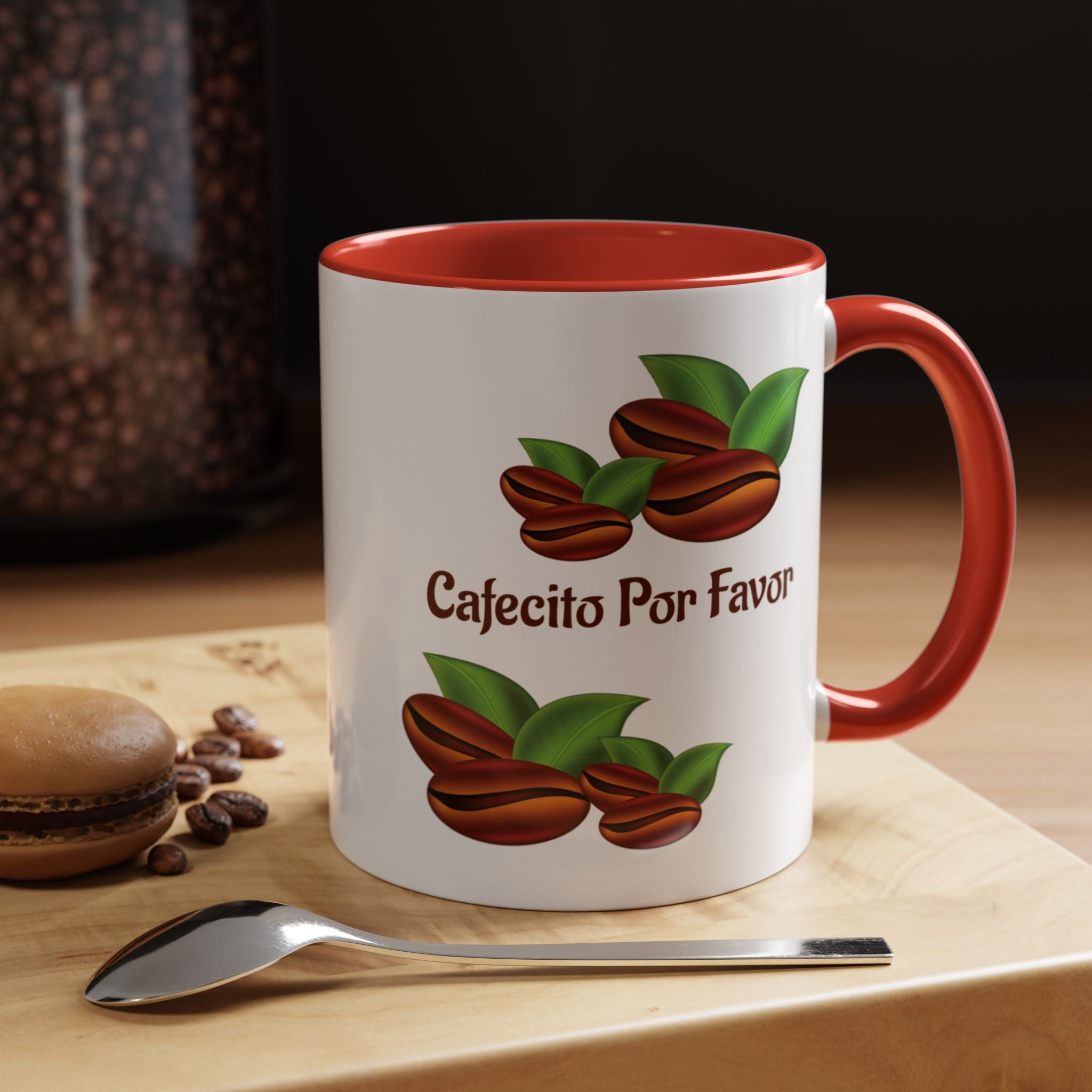 Cafecito Por Favor Accent Coffee Mug — Spanish Coffee Cup, Coffee Lover Gift