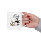 Charming Family Duck Ceramic Mug
