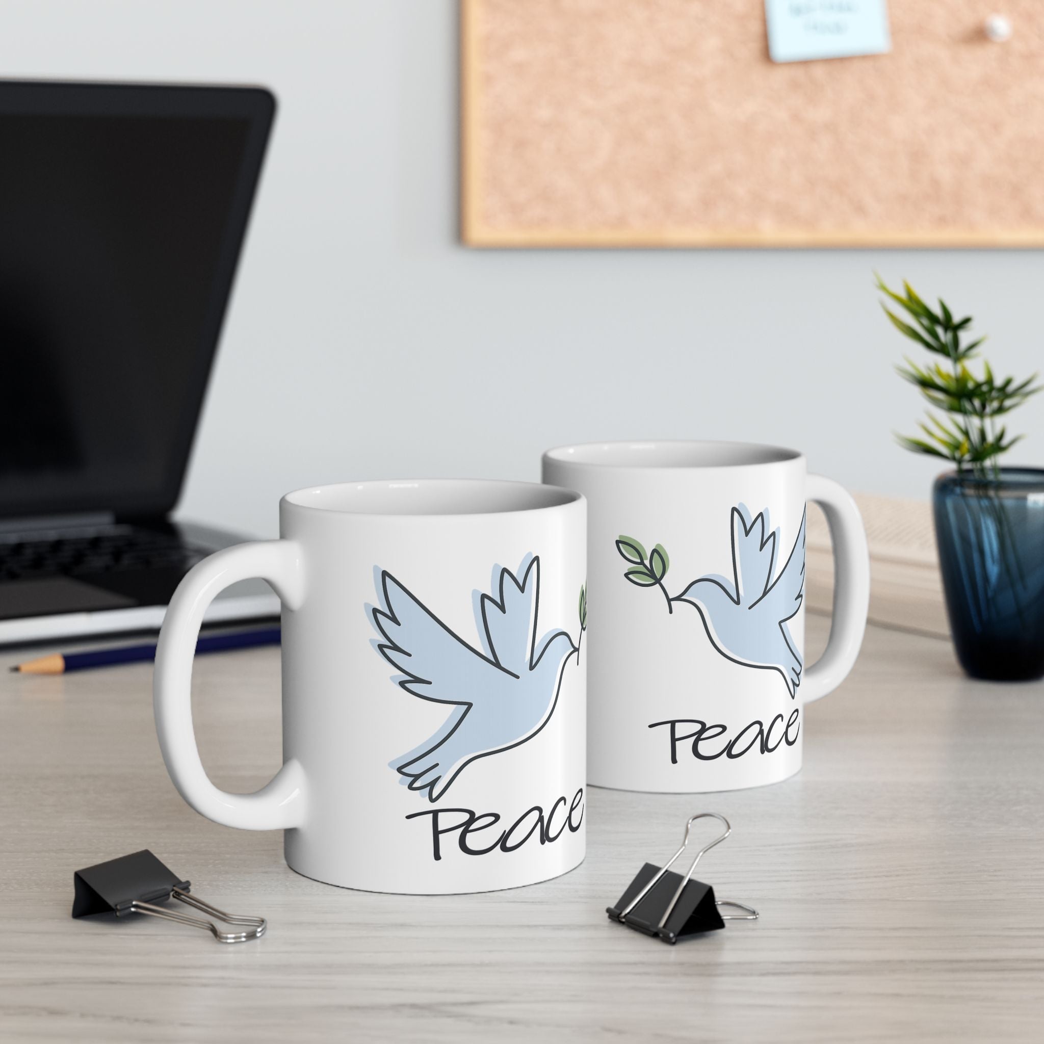 Peaceful Dove Ceramic Mug.