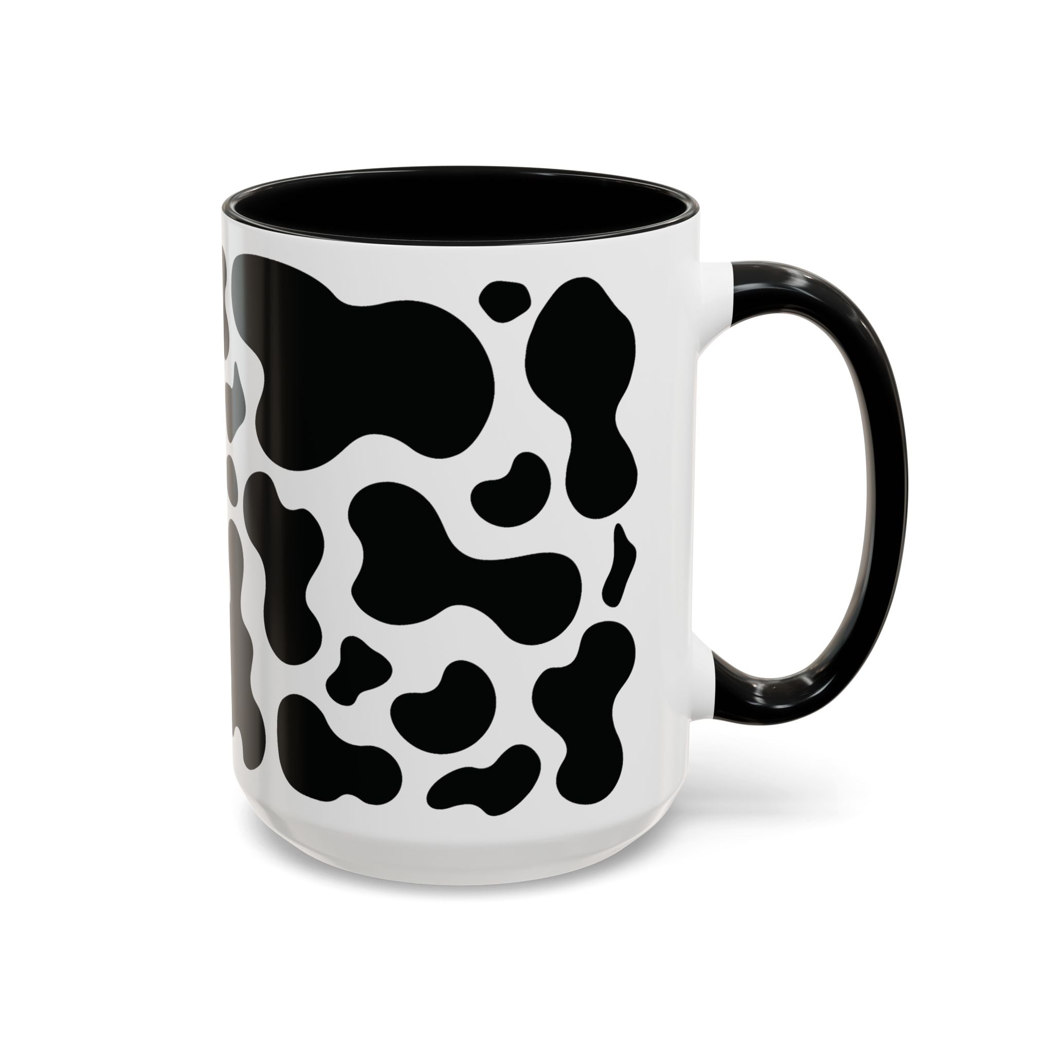 Cow Prints Mug, Farmhouse Kitchen Decor, Animal Lover Gift, Rustic Coffee Cup, Ceramic Tea Mug, Country Chic Drinkware, Farm Workers.