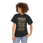 Success Through Consistency Motivational T-Shirt | The Mug Core
