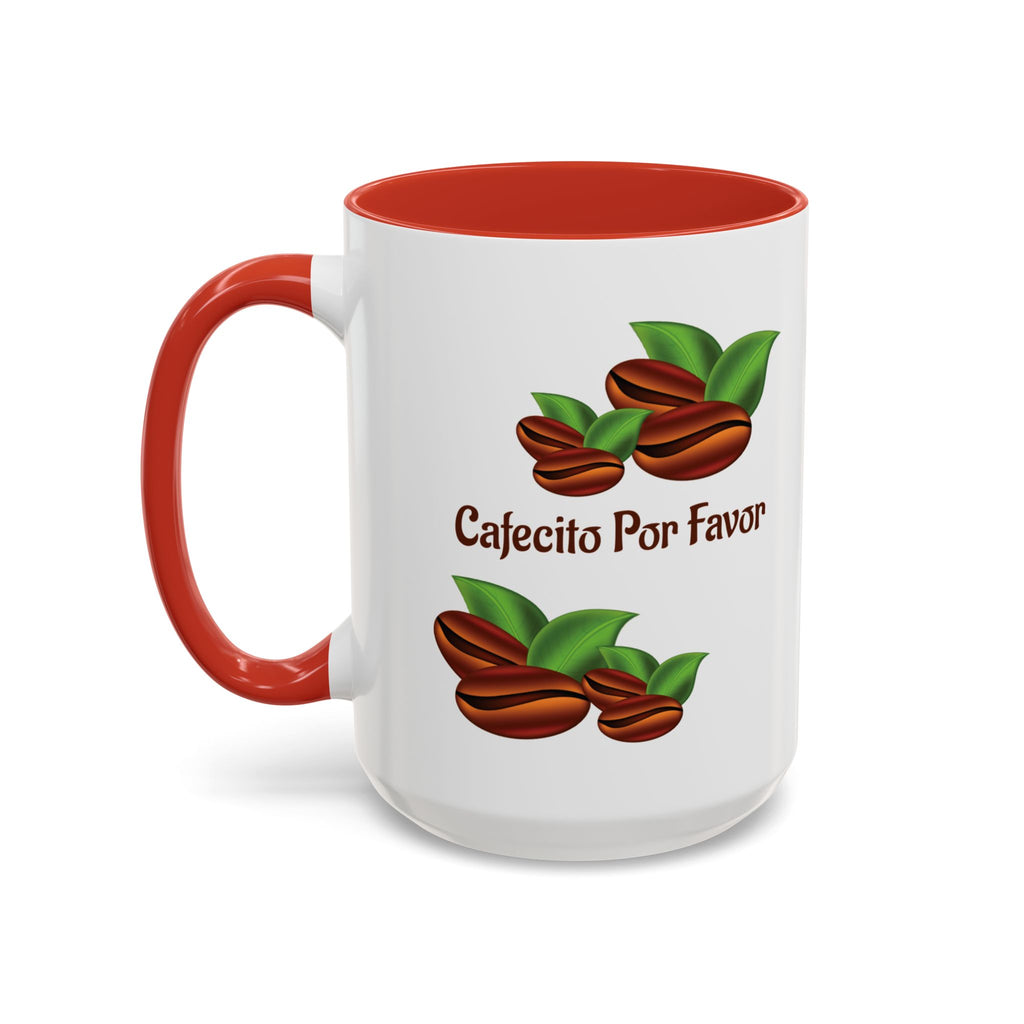 Cafecito Por Favor Accent Coffee Mug — Spanish Coffee Cup, Coffee Lover Gift