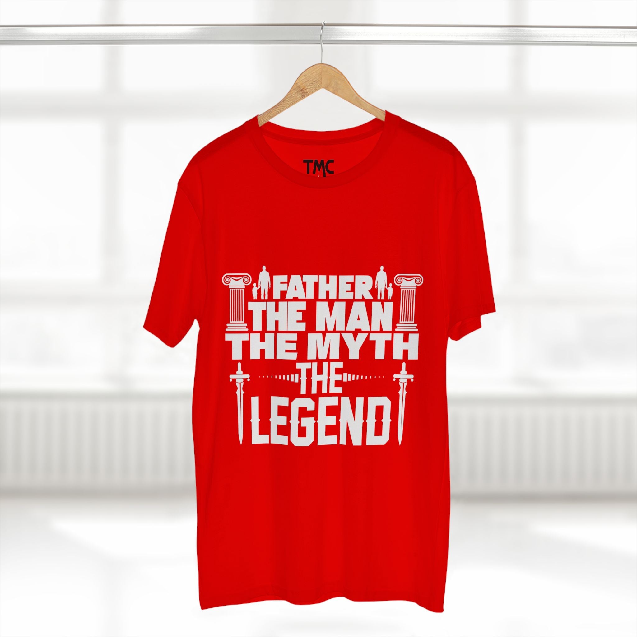 Father - The Man, The Myth, The Legend, T-Shirt, Dad Gift, Father's Day Present, Inspirational Tee Shirt, Man T-Shirt, Birthday Gift.