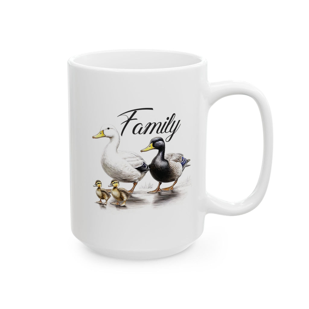 Charming Family Duck Ceramic Mug