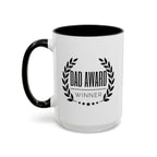 Dad Award Winner Coffee Mug - Perfect Gift for Father's Day, Birthdays, and Special Celebrations, 11oz & 15oz Options, Humor, Gift for Dads.