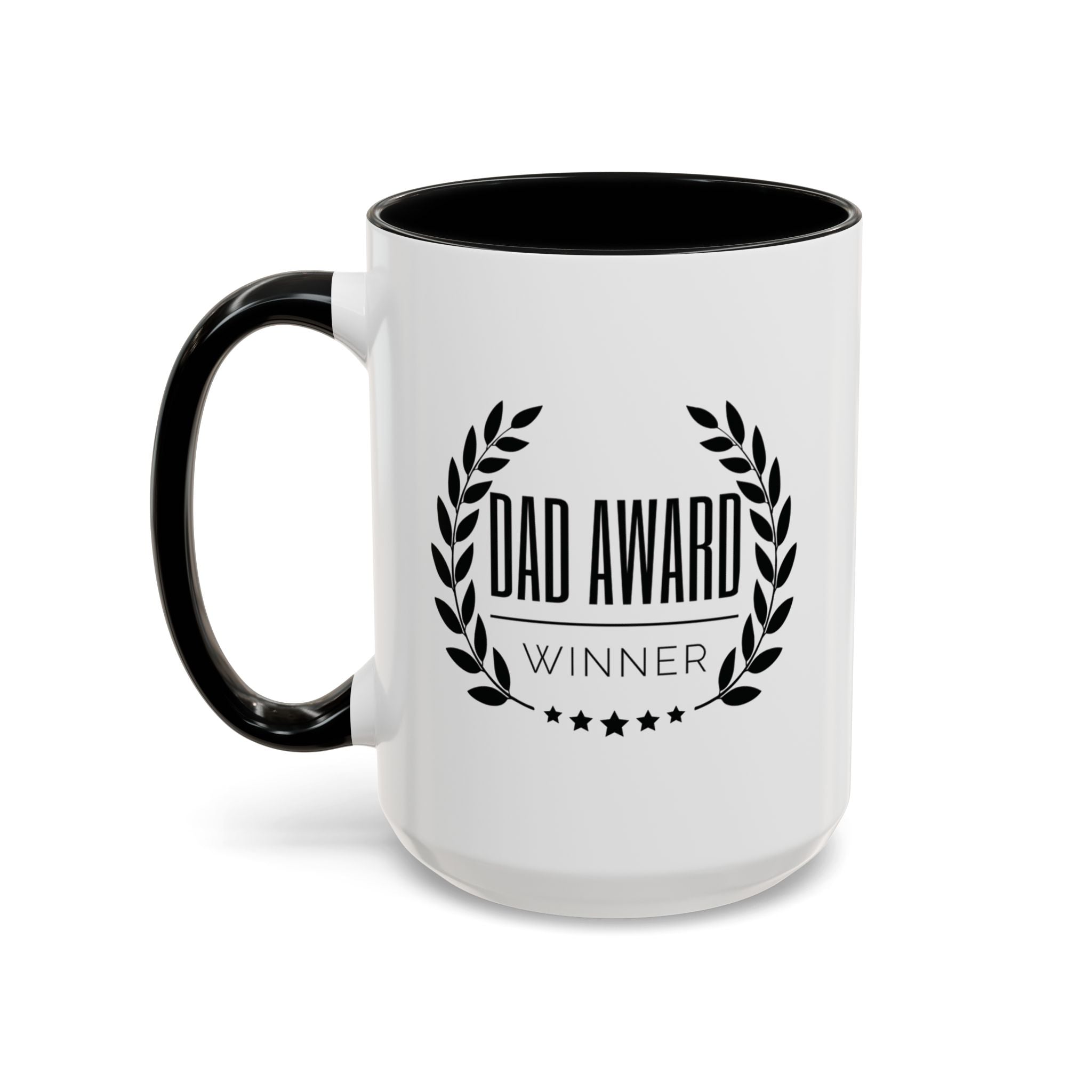 Dad Award Winner Coffee Mug - Perfect Gift for Father's Day, Birthdays, and Special Celebrations, 11oz & 15oz Options, Humor, Gift for Dads.