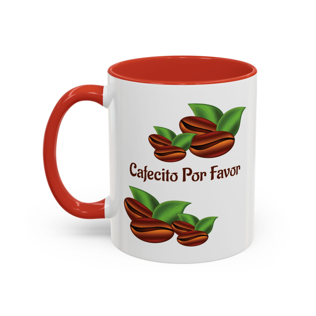 Cafecito Por Favor Accent Coffee Mug — Spanish Coffee Cup, Coffee Lover Gift