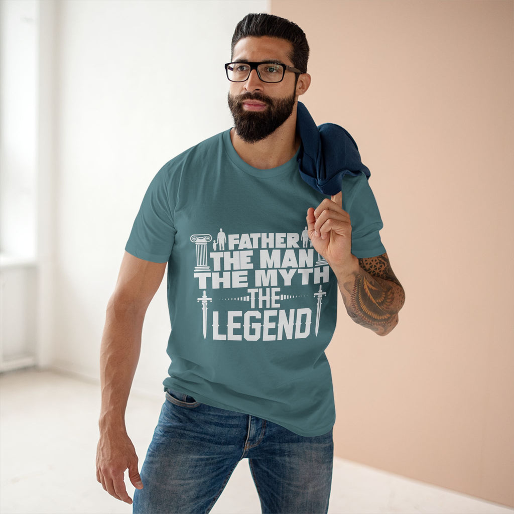 Father - The Man, The Myth, The Legend, T-Shirt, Dad Gift, Father's Day Present, Inspirational Tee Shirt, Man T-Shirt, Birthday Gift.