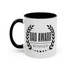Dad Award Winner Coffee Mug - Perfect Gift for Father's Day, Birthdays, and Special Celebrations, 11oz & 15oz Options, Humor, Gift for Dads.