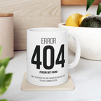 Funny 404 Error Mug