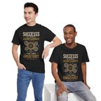 Success Through Consistency Motivational T-Shirt | The Mug Core