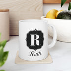 Personalized Name Custom Ceramic Mug, 11oz or 15oz, Gift for Coffee Lovers, Custom Drinkware, Personalized Mug, Custom Coffee Cup.