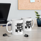 Motivational Ceramic Mug — "Just Do It!" Coffee Cup for Fitness Lovers & Office Inspiration