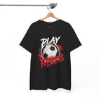 Play Fearless Soccer T-Shirt | Motivational Soccer Graphic Tee | Athlete Gift | Soccer Player Shirt | Sports Fan Unisex Tee