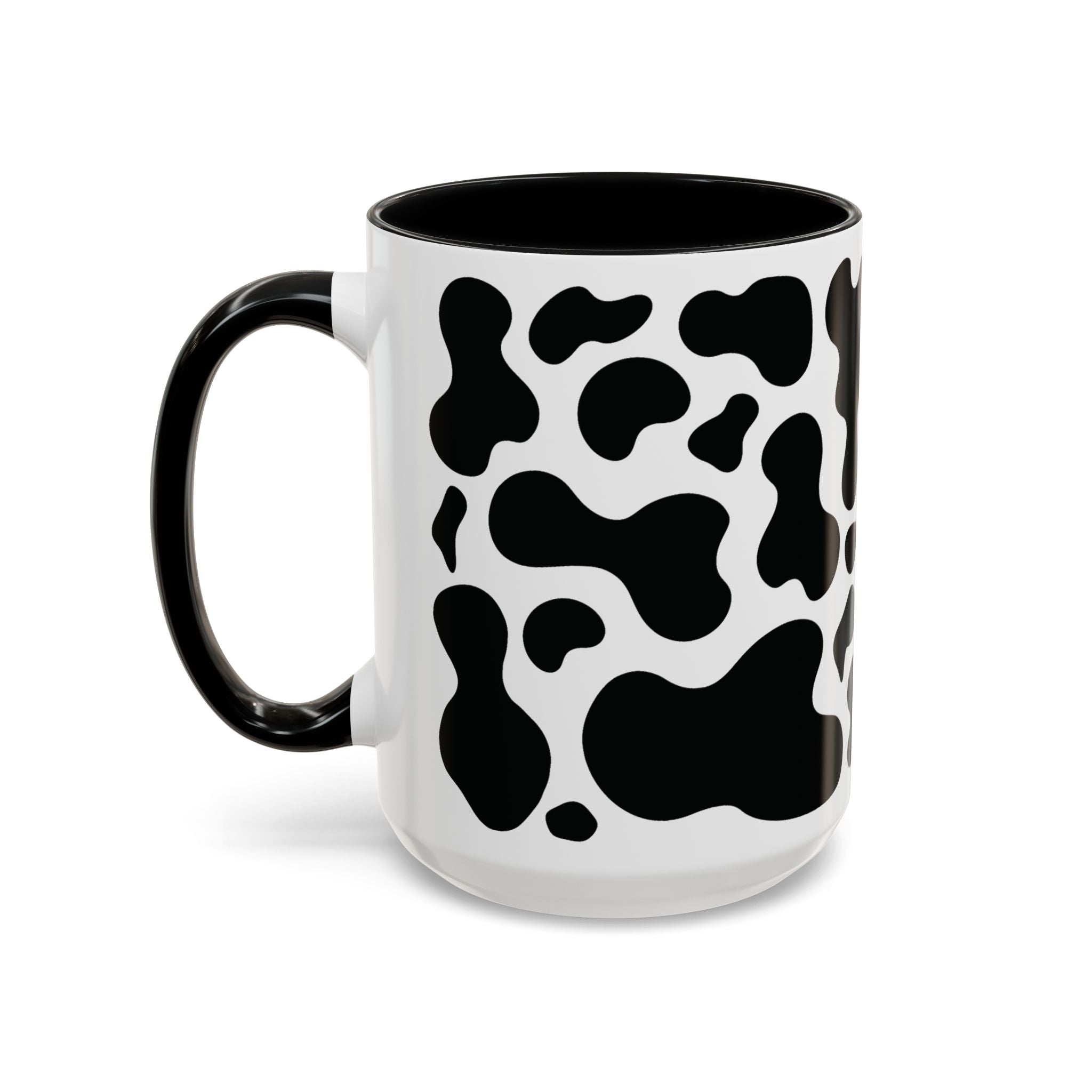 Cow Prints Mug, Farmhouse Kitchen Decor, Animal Lover Gift, Rustic Coffee Cup, Ceramic Tea Mug, Country Chic Drinkware, Farm Workers.