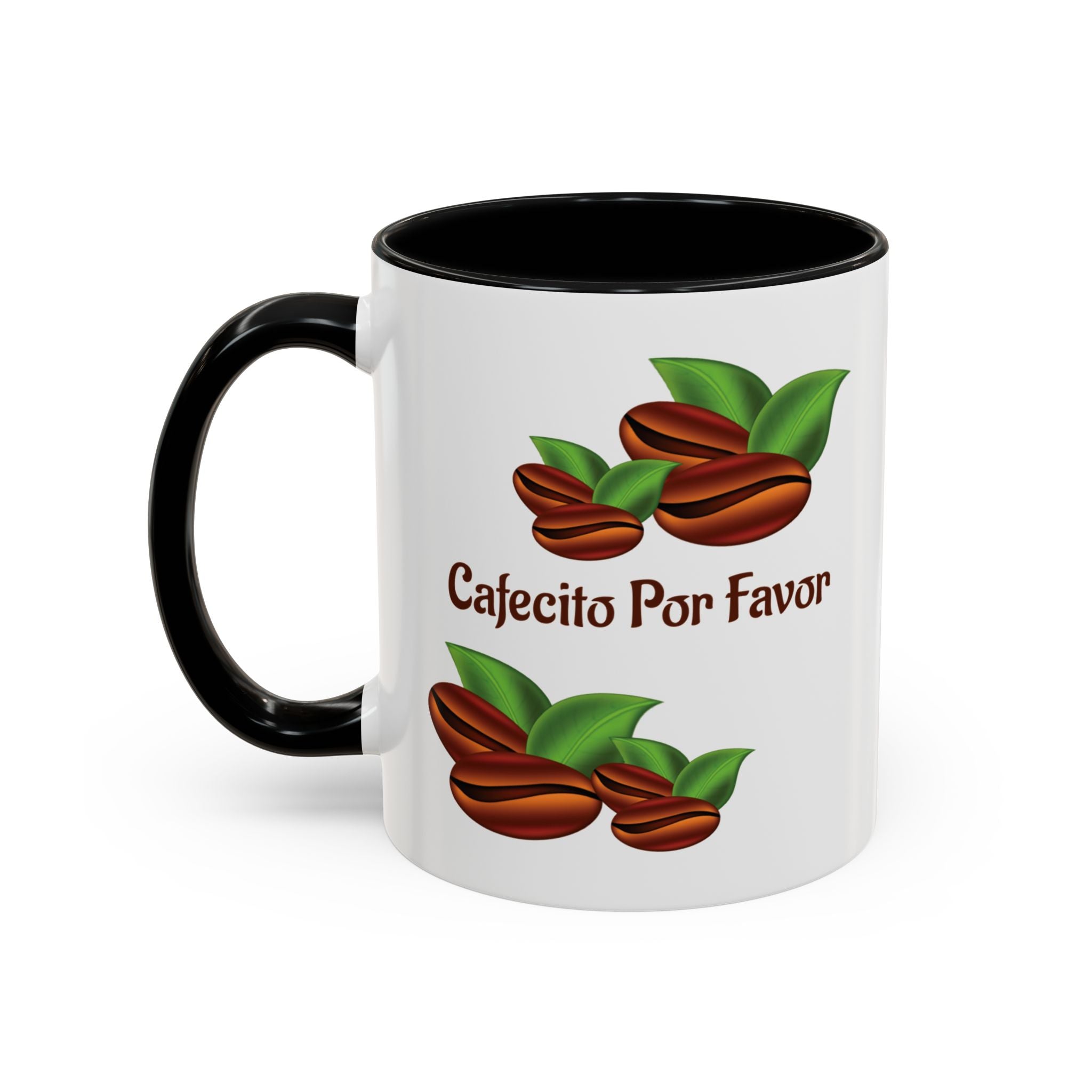 Cafecito Por Favor Accent Coffee Mug — Spanish Coffee Cup, Coffee Lover Gift