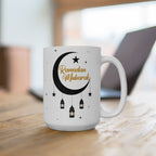 Ramadan Mubarak Ceramic Mug — Islamic Eid Coffee & Tea Gift (11oz/15oz)