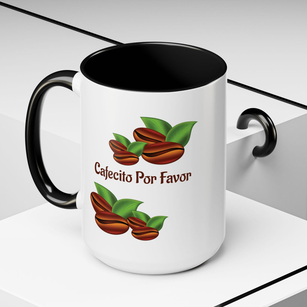 Cafecito Por Favor Accent Coffee Mug — Spanish Coffee Cup, Coffee Lover Gift