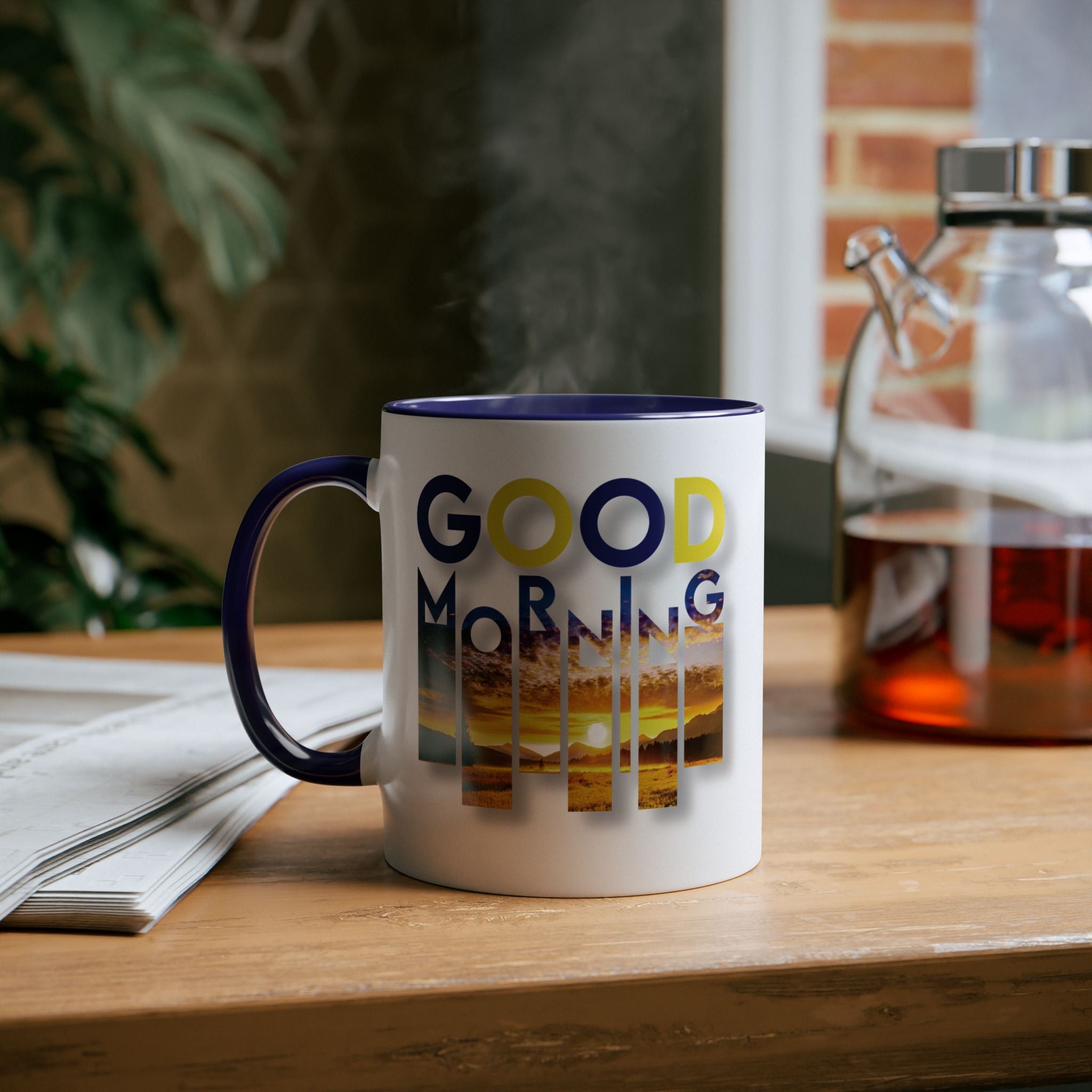 Good Morning Sunrise Two-Tone Coffee Mug