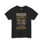 Success Through Consistency Motivational T-Shirt | The Mug Core