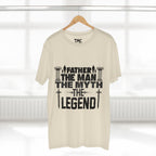 Father - The Man, The Myth, The Legend, T-Shirt, Dad Gift, Father's Day Present, Inspirational Tee Shirt, Man T-Shirt, Birthday Gift.