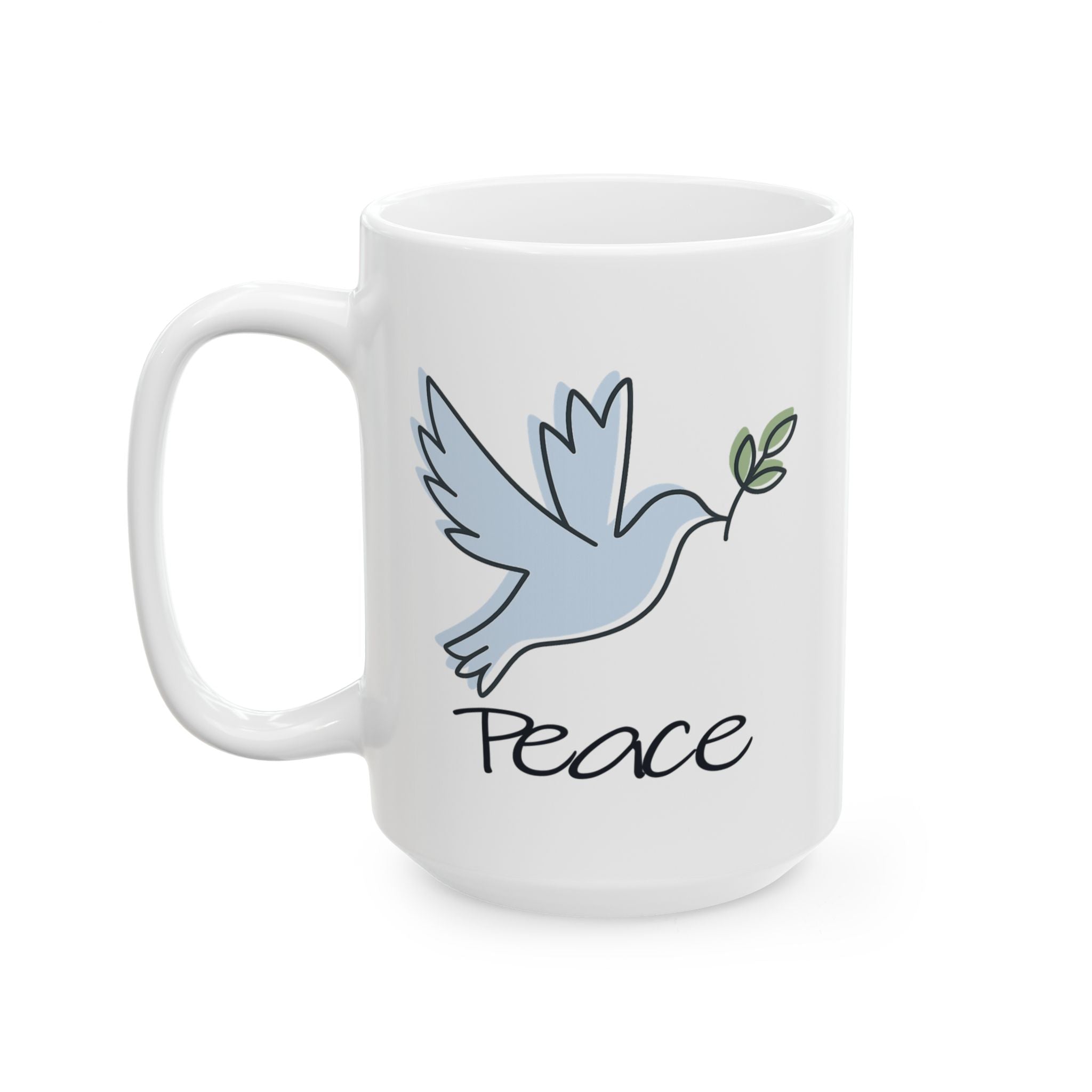 Peaceful Dove Ceramic Mug.