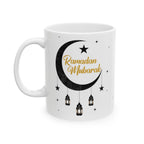 Ramadan Mubarak Ceramic Mug — Islamic Eid Coffee & Tea Gift (11oz/15oz)