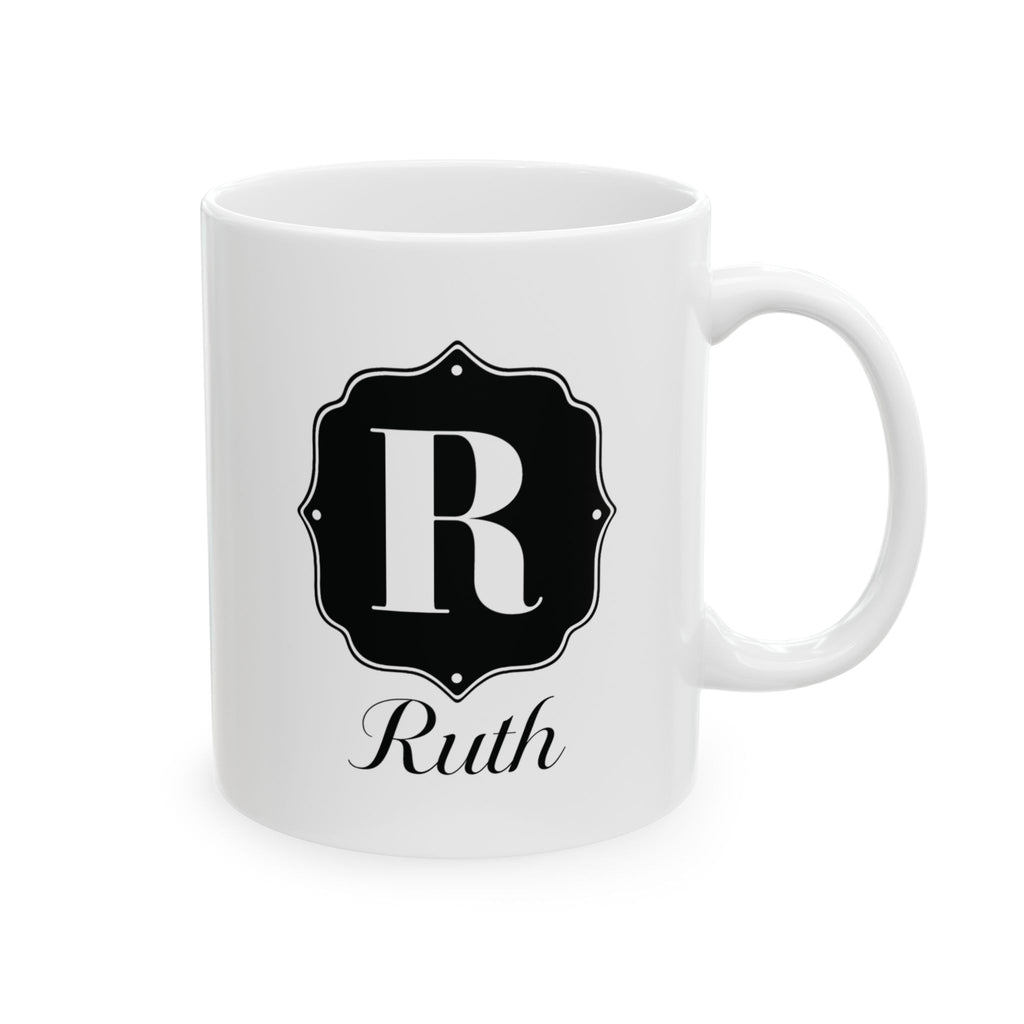Personalized Name Custom Ceramic Mug, 11oz or 15oz, Gift for Coffee Lovers, Custom Drinkware, Personalized Mug, Custom Coffee Cup.