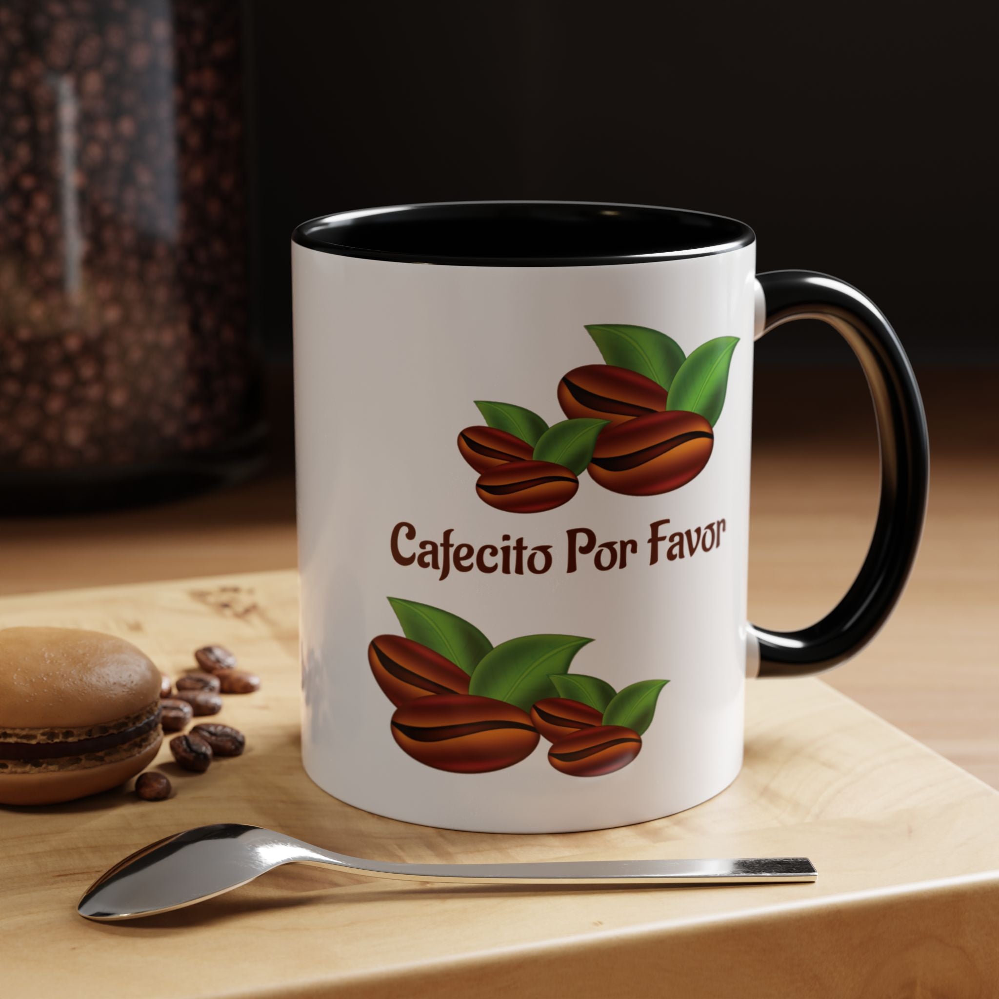 Cafecito Por Favor Accent Coffee Mug — Spanish Coffee Cup, Coffee Lover Gift