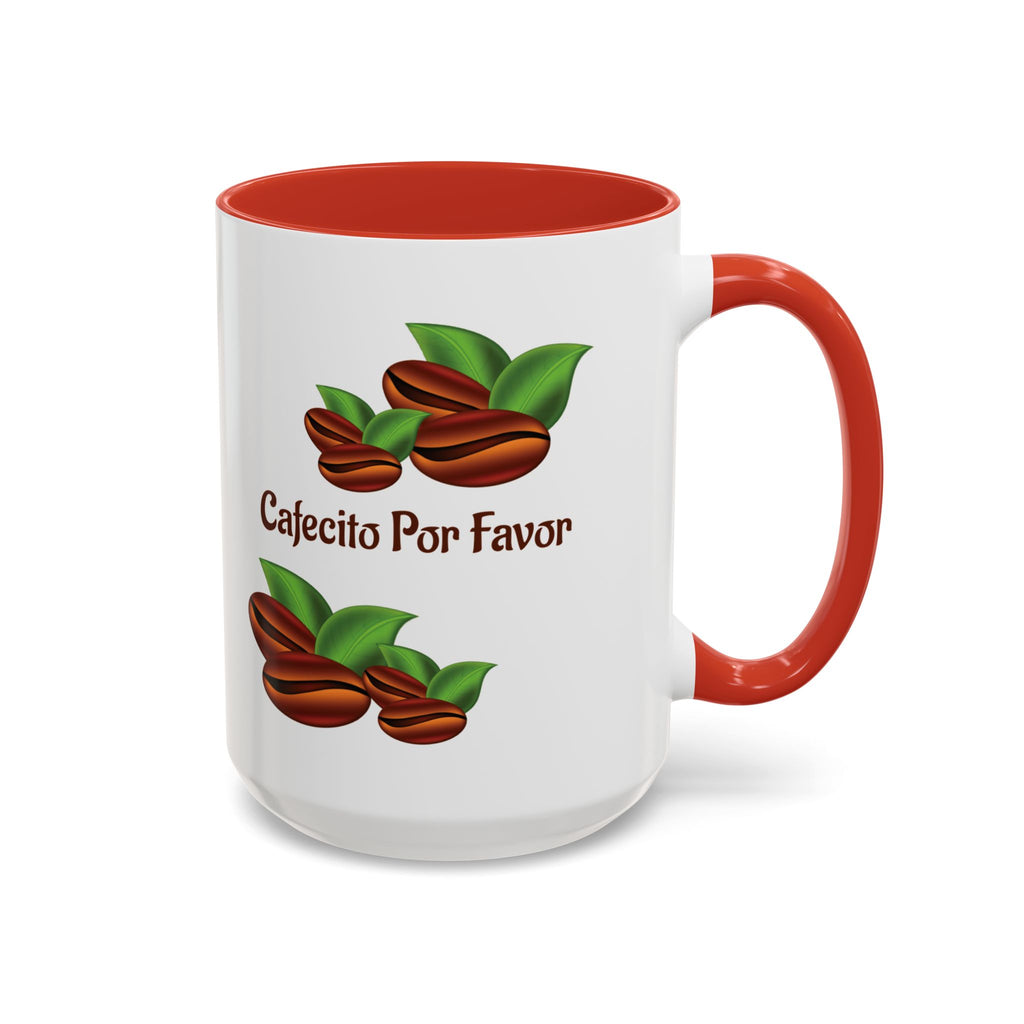 Cafecito Por Favor Accent Coffee Mug — Spanish Coffee Cup, Coffee Lover Gift