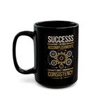 Motivational Coffee Mug – Success Through Consistency Quote | Inspirational Gift