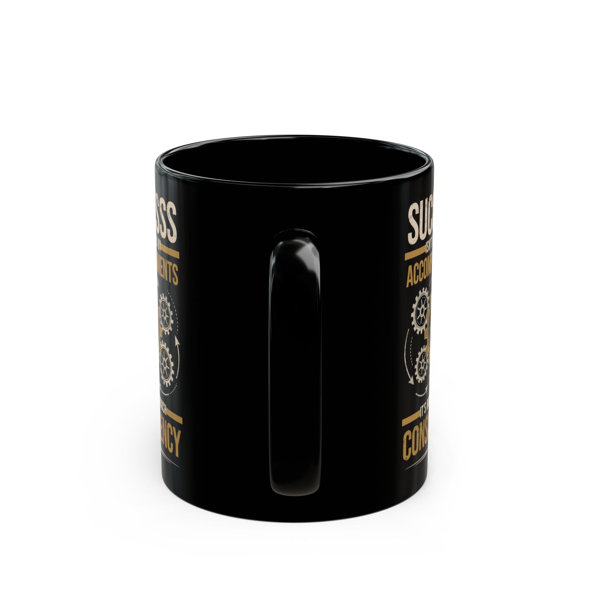 Motivational Coffee Mug – Success Through Consistency Quote | Inspirational Gift