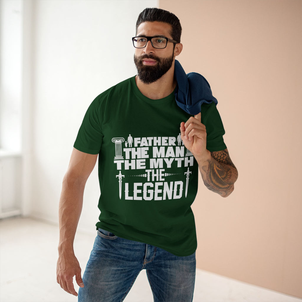 Father - The Man, The Myth, The Legend, T-Shirt, Dad Gift, Father's Day Present, Inspirational Tee Shirt, Man T-Shirt, Birthday Gift.