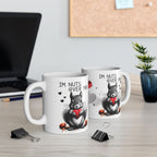 Im Nuts Over You Ceramic Mug, Custom Design Coffee Cup, Personalized Tea Mug, Funny Nut Lover Gift, Customized Love Drinkware, Romantic.