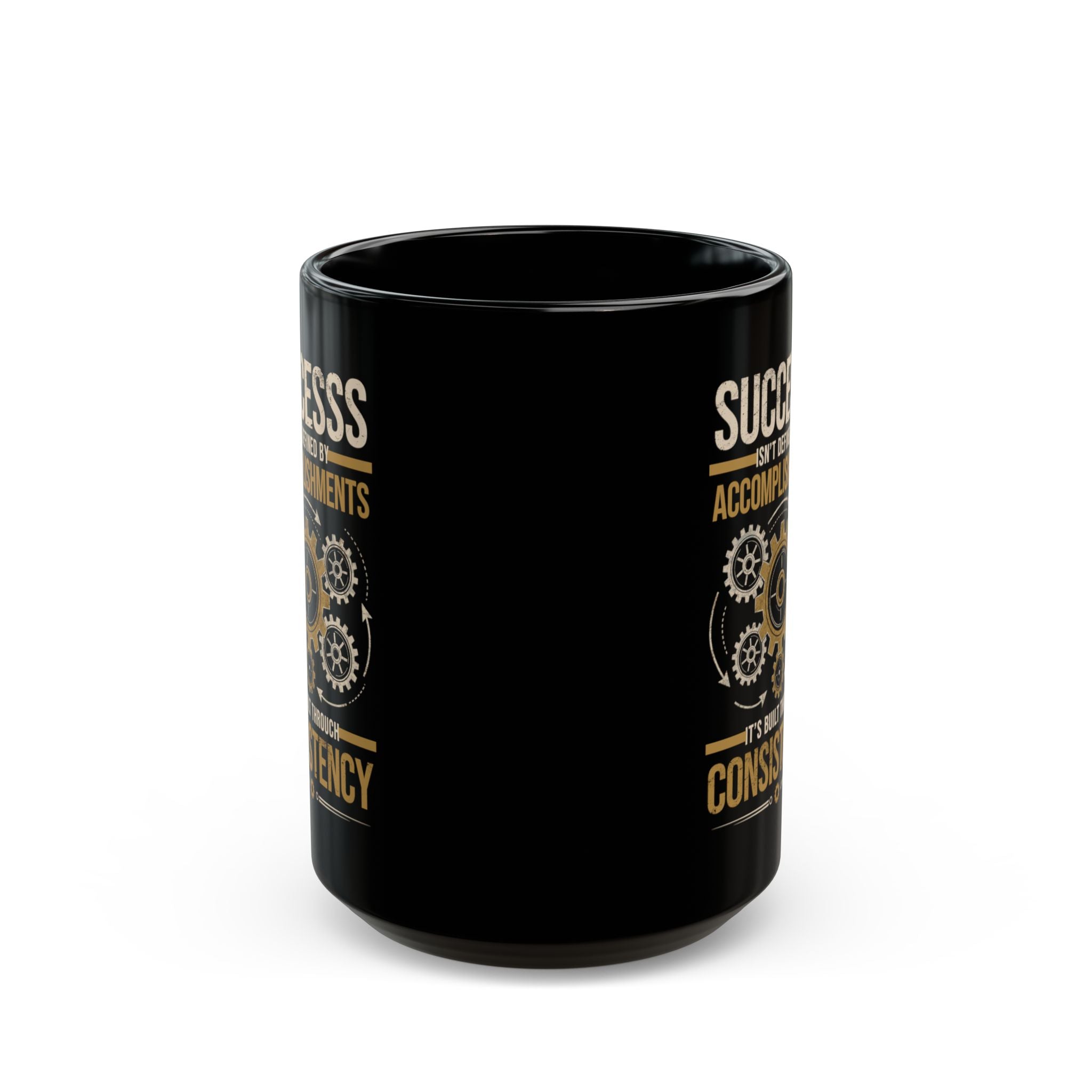 Motivational Coffee Mug – Success Through Consistency Quote | Inspirational Gift