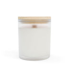 At The heart Of What We Do is Home, Frosted Glass Candle, 11oz. Home Decor, Aromatherapy, Inspirational Gift, Housewarming Present.