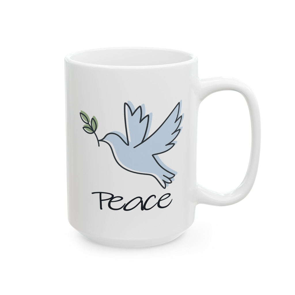 Peaceful Dove Ceramic Mug.