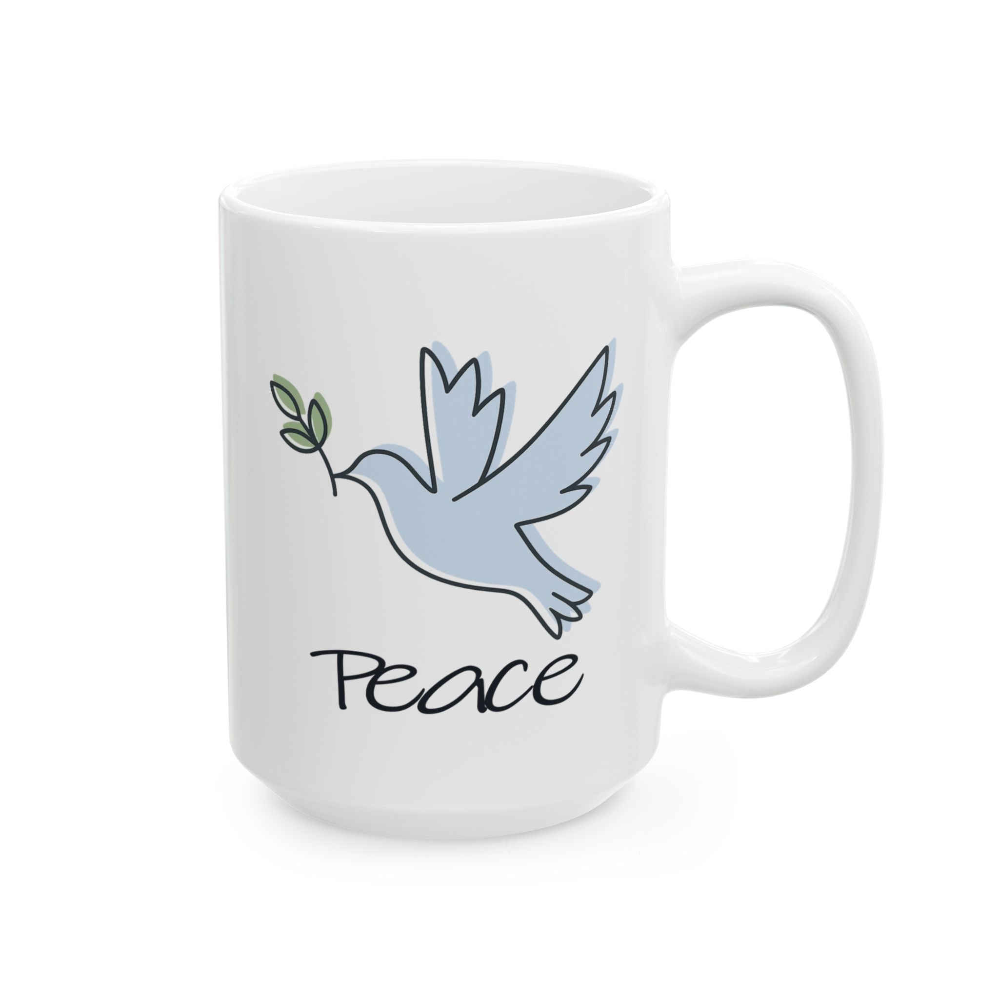 Peaceful Dove Ceramic Mug.