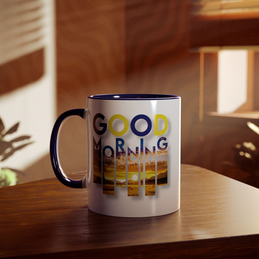 Good Morning Sunrise Two-Tone Coffee Mug