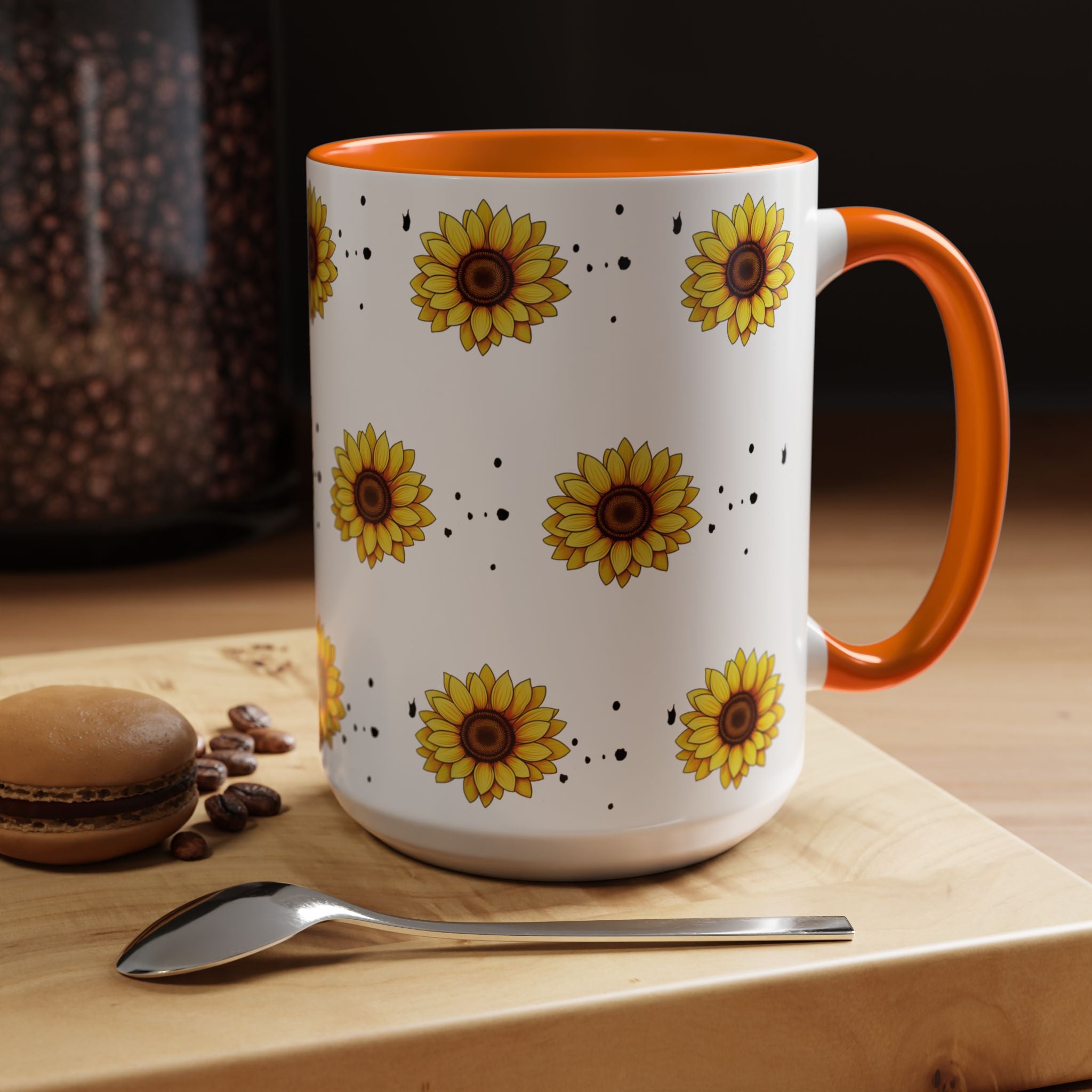 Sunflower Decor Accent Mug