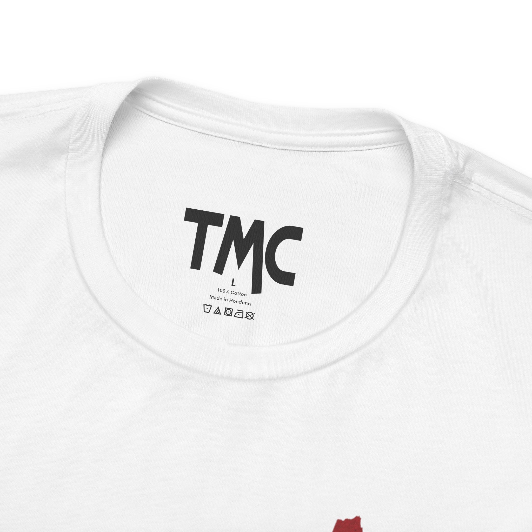 Moroccan Made Map Tee | Morocco Flag Outline T-Shirt