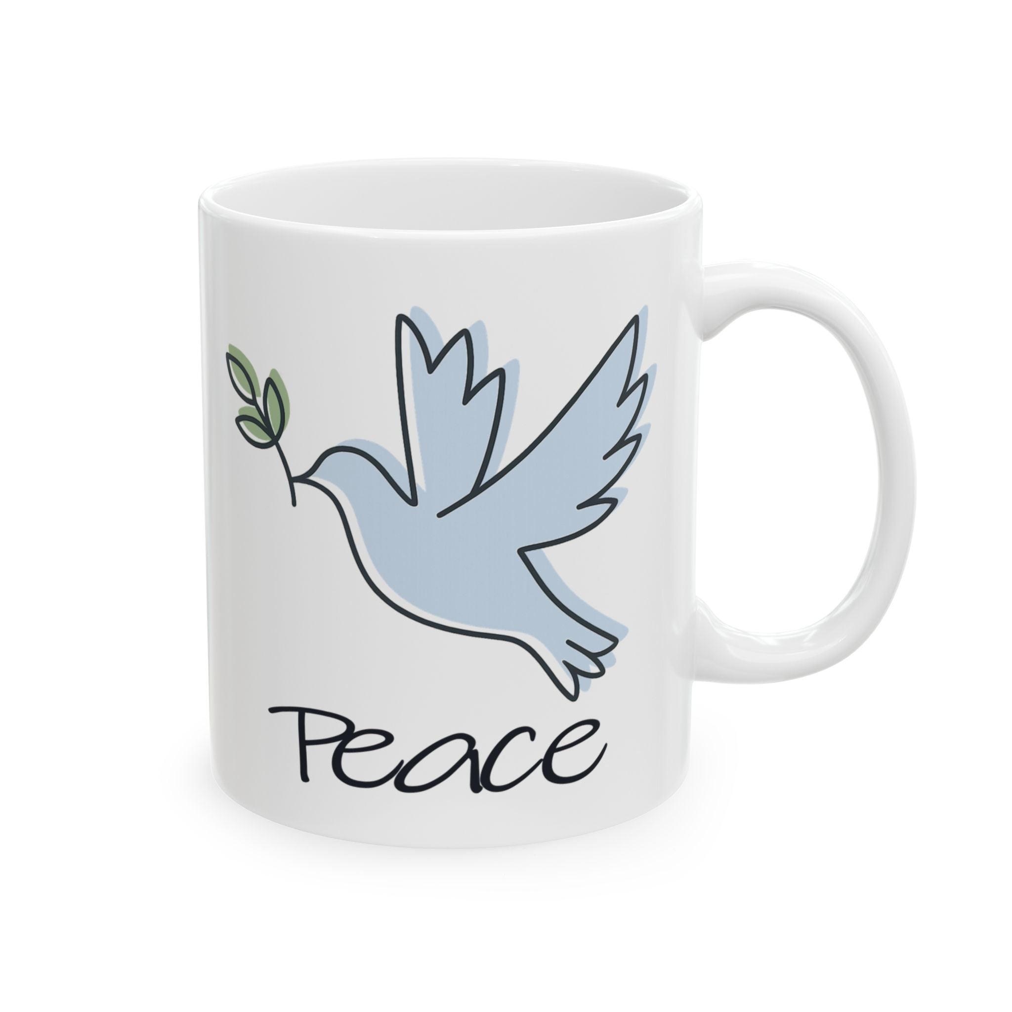 Peaceful Dove Ceramic Mug.
