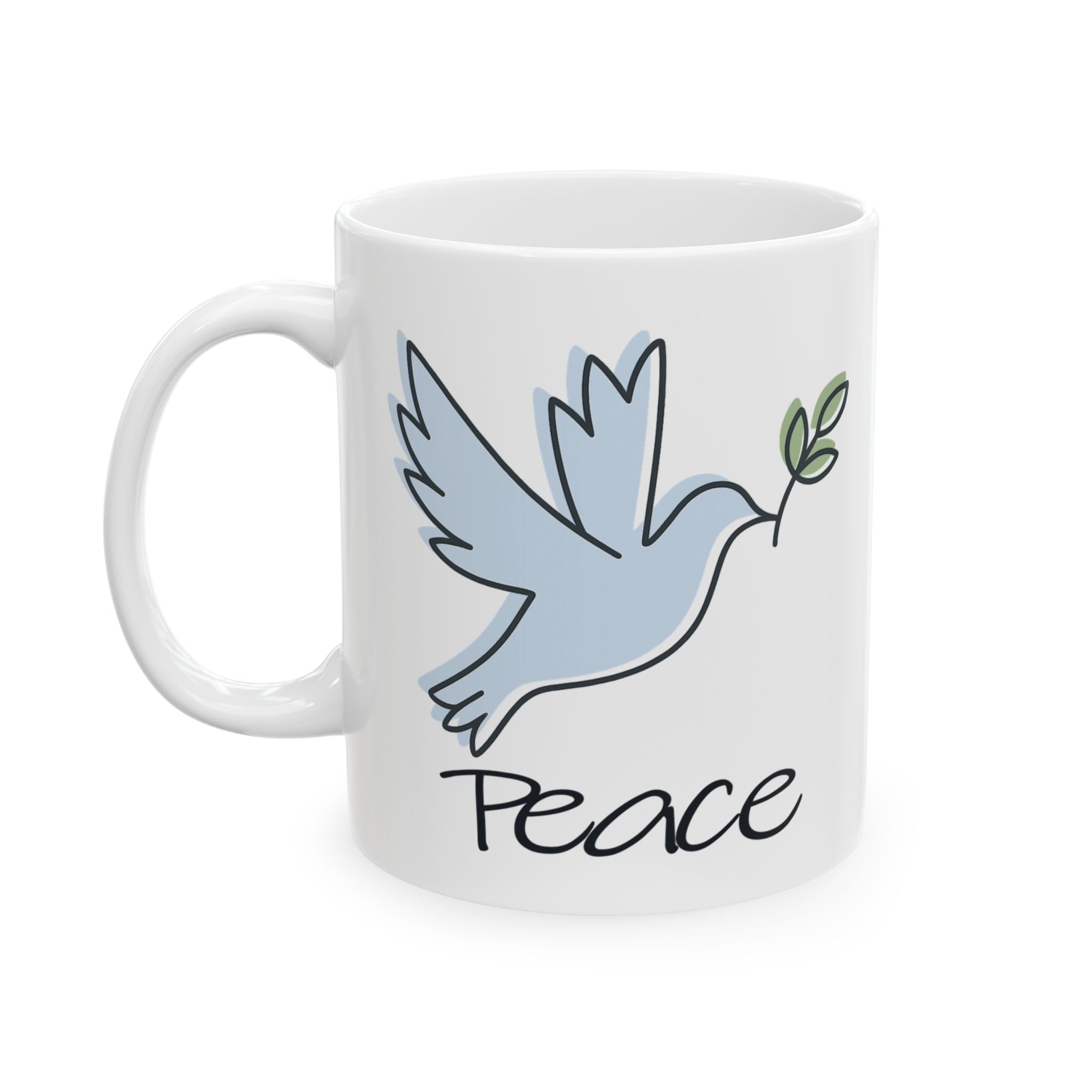 Peaceful Dove Ceramic Mug.
