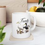 Charming Family Duck Ceramic Mug