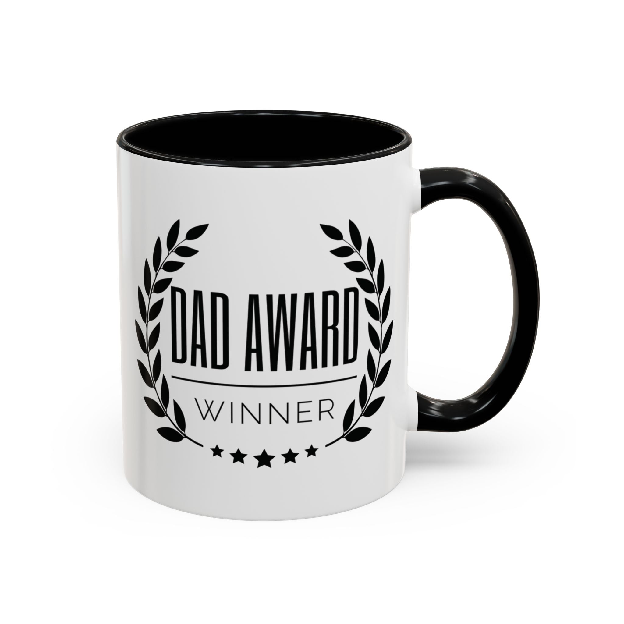 Dad Award Winner Coffee Mug - Perfect Gift for Father's Day, Birthdays, and Special Celebrations, 11oz & 15oz Options, Humor, Gift for Dads.