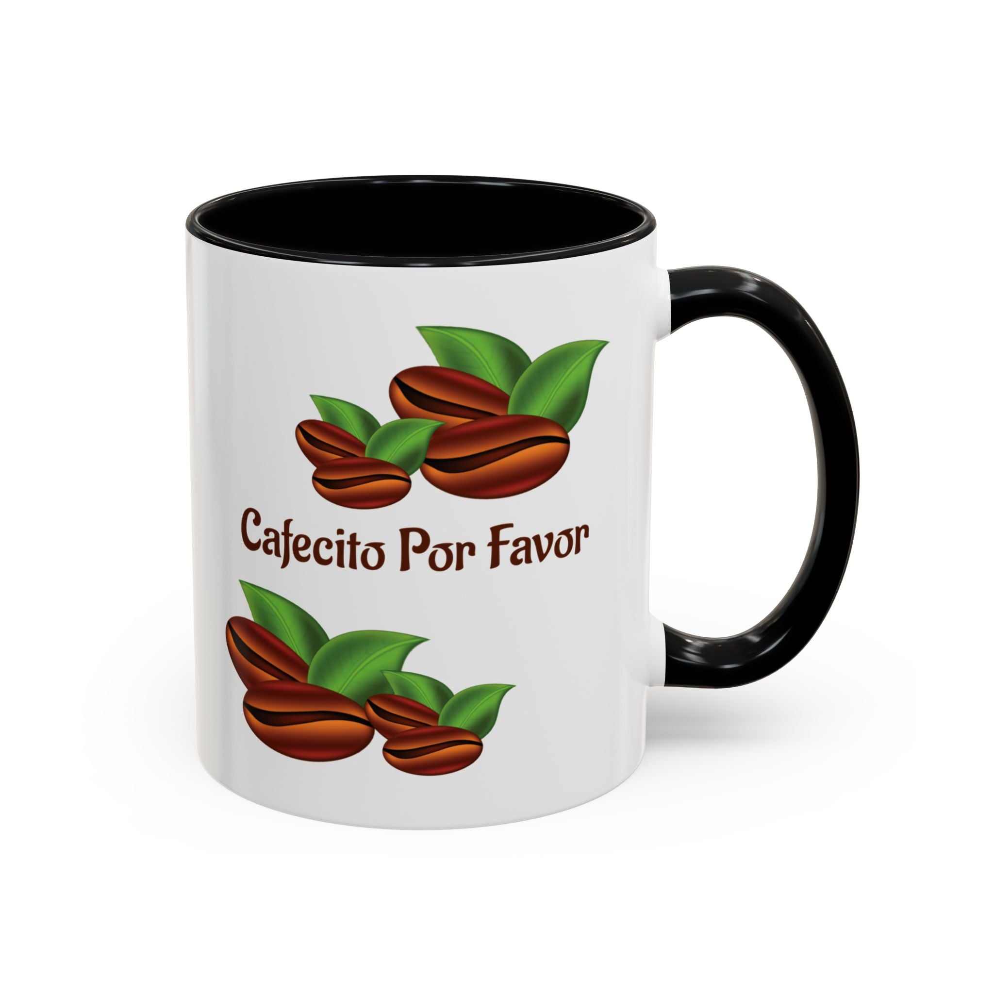 Cafecito Por Favor Accent Coffee Mug — Spanish Coffee Cup, Coffee Lover Gift