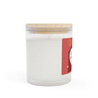 At The heart Of What We Do is Home, Frosted Glass Candle, 11oz. Home Decor, Aromatherapy, Inspirational Gift, Housewarming Present.