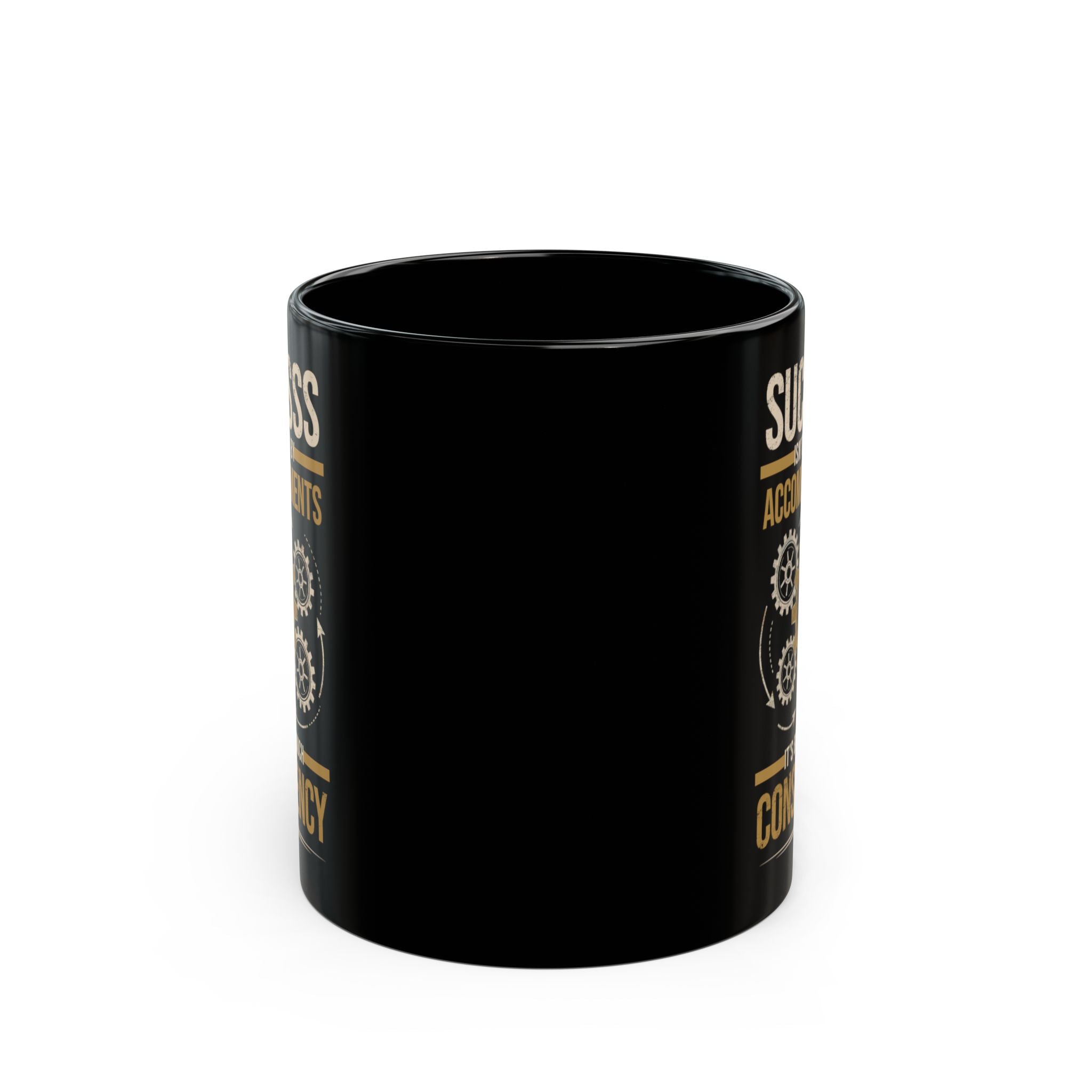 Motivational Coffee Mug – Success Through Consistency Quote | Inspirational Gift
